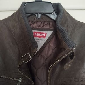 Levi's Genuine Bomber Leather Jacket - Men's XL